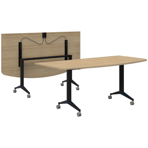 Boost Flip Modular D-End Meeting Table